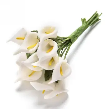 12pcs head/set Artificial Flowers 8 Colors Calla Lily Bridal Wedding Decoration Bouquet Head PE Real Touch Artificial Flower
12pcs head/set Artificial Flowers 8 Colors Calla Lily Bridal Wedding Decoration Bouquet Head PE Real Touch Artificial Flower
