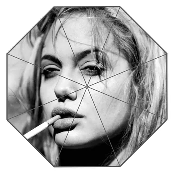 Custom Angelina Jolie Umbrella Rain Women Three Folding Customized Umbrella Female Rain Tools Unique Parasol Umbrella
Custom Angelina Jolie Umbrella Rain Women Three Folding Customized Umbrella Female Rain Tools Unique Parasol Umbrella