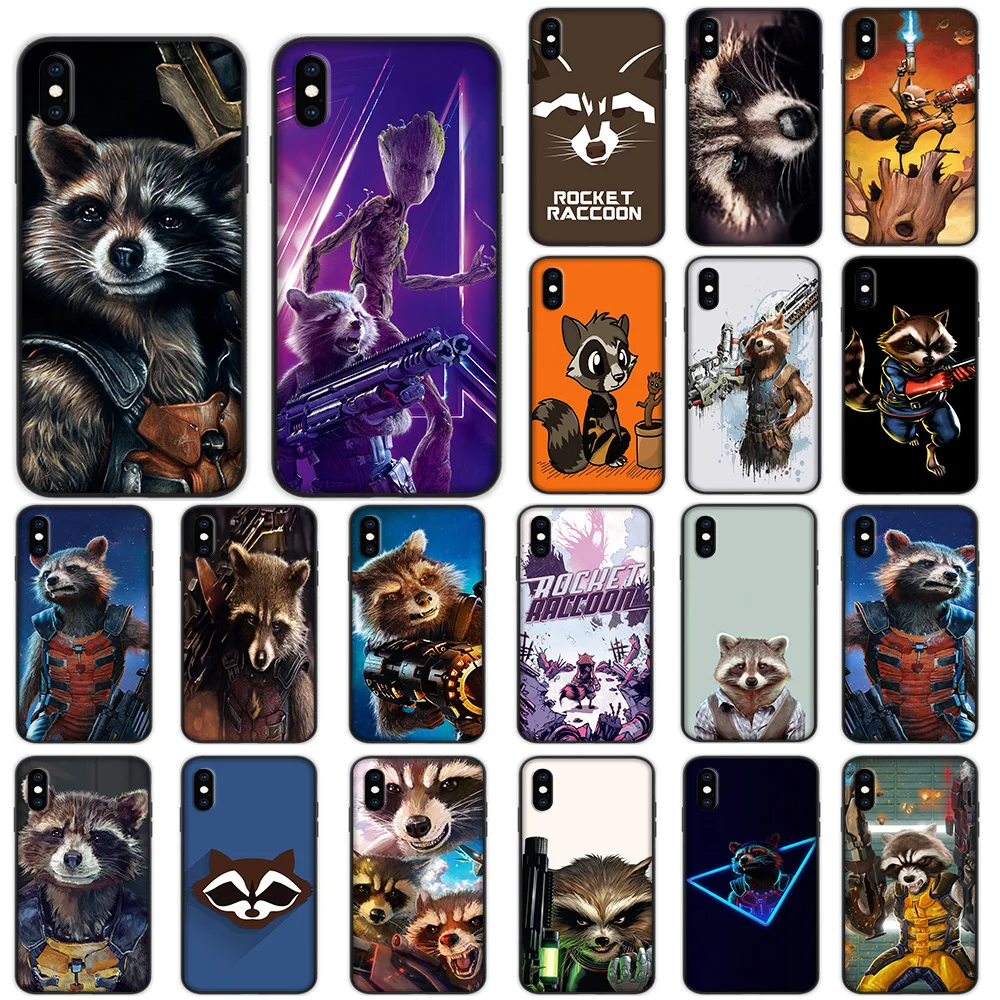Marvel Rocket Raccoon Soft Case for iPhone XS 11 Pro Max XR X 7 8 6 6S Plus Cover
Marvel Rocket Raccoon Soft Case for iPhone XS 11 Pro Max XR X 7 8 6 6S Plus Cover