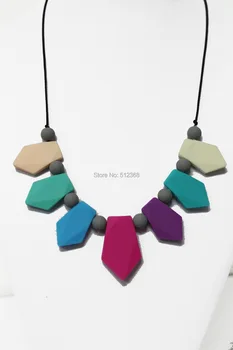 Hot!! Laura Pausini jewellery Tetra Beaded Silicone Teething Necklace Very beautiful Jewellry Necklace Pendant Free shipping
Hot!! Laura Pausini jewellery Tetra Beaded Silicone Teething Necklace Very beautiful Jewellry Necklace Pendant Free shipping