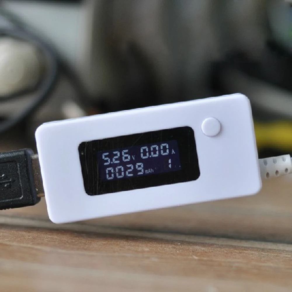White tail ammeter LCD display Mini USB Voltage Current capacity Monitor tester meter 3V-7V Detector Mobile power tester
White tail ammeter LCD display Mini USB Voltage Current capacity Monitor tester meter 3V-7V Detector Mobile power tester