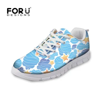 FORUDESIGNS Spring Casual Flats Light Weight Shoes Woman Cute 3D Sea Printed Style Women's Breathable Mesh Sneakers Female Shoes
FORUDESIGNS Spring Casual Flats Light Weight Shoes Woman Cute 3D Sea Printed Style Women's Breathable Mesh Sneakers Female Shoes