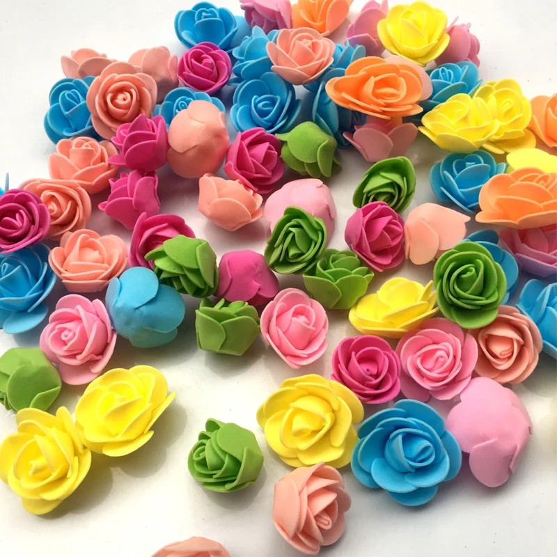 100PCS/Bag 3.5cm Mini PE Foam Rose Flower Head Artificial Rose Flowers Handmade DIY Wedding Home Party Decoration
100PCS/Bag 3.5cm Mini PE Foam Rose Flower Head Artificial Rose Flowers Handmade DIY Wedding Home Party Decoration