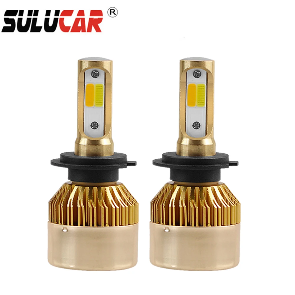 SULUCAR H7 H4 H1 H3 H11 LED 3 Color in One Car Headlamp H11 H8 H9 9005 HB3 9006 12V 60W COB Car Lights 6000K 4300K 3000K
SULUCAR H7 H4 H1 H3 H11 LED 3 Color in One Car Headlamp H11 H8 H9 9005 HB3 9006 12V 60W COB Car Lights 6000K 4300K 3000K