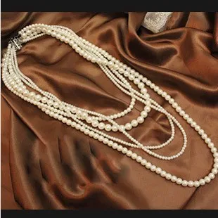 Korea Fashion Multi-layer Long Sweater Chain Necklace for Women Party Pearls Necklace Jewelry Collares De Moda 2018
Korea Fashion Multi-layer Long Sweater Chain Necklace for Women Party Pearls Necklace Jewelry Collares De Moda 2018