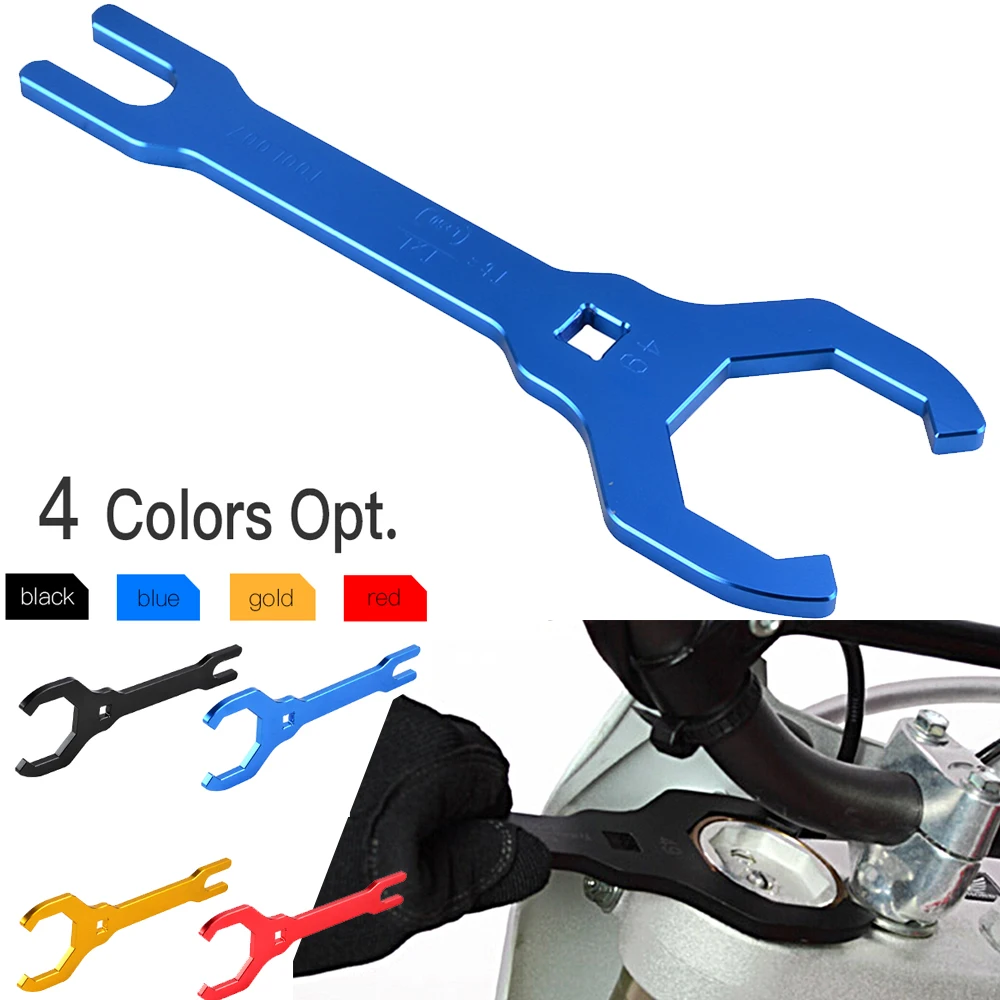 Front Fork Cap Wrench Tool Fit For 49mm KYB Dual Chamber For Yamaha WR YZ 125 250 250F 450F 250X 250FX 125X 450FX Kawasaki KX
Front Fork Cap Wrench Tool Fit For 49mm KYB Dual Chamber For Yamaha WR YZ 125 250 250F 450F 250X 250FX 125X 450FX Kawasaki KX