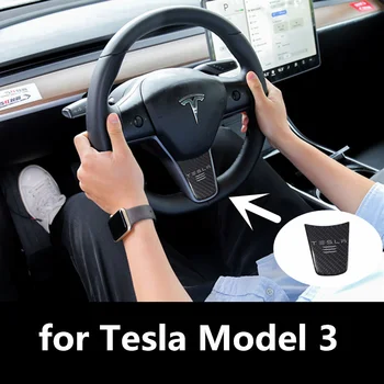 For Tesla Model 3 2020 2019 2018 2017 Sporty Real Carbon Fiber Car Steering Wheel Decoration Bottom Sticker Styling Accessories
For Tesla Model 3 2020 2019 2018 2017 Sporty Real Carbon Fiber Car Steering Wheel Decoration Bottom Sticker Styling Accessories