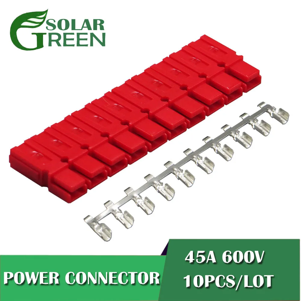 10 комплектов x 45A 600 в PP45 разъем питания Powerbank connet шт. медные контакты автомобильные