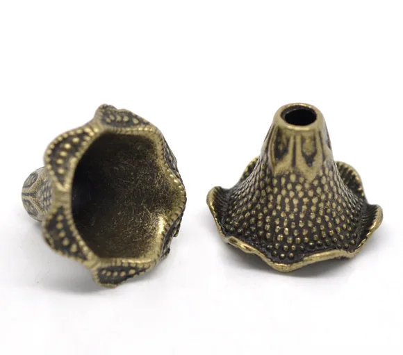 DoreenBeads Zinc metal alloy Beads Caps Bugle Antique Bronze(Fits 20mm Beads)Spot Pattern 22mm(7/8")x 17mm(5/8"),2 PCs new
DoreenBeads Zinc metal alloy Beads Caps Bugle Antique Bronze(Fits 20mm Beads)Spot Pattern 22mm(7/8")x 17mm(5/8"),2 PCs new