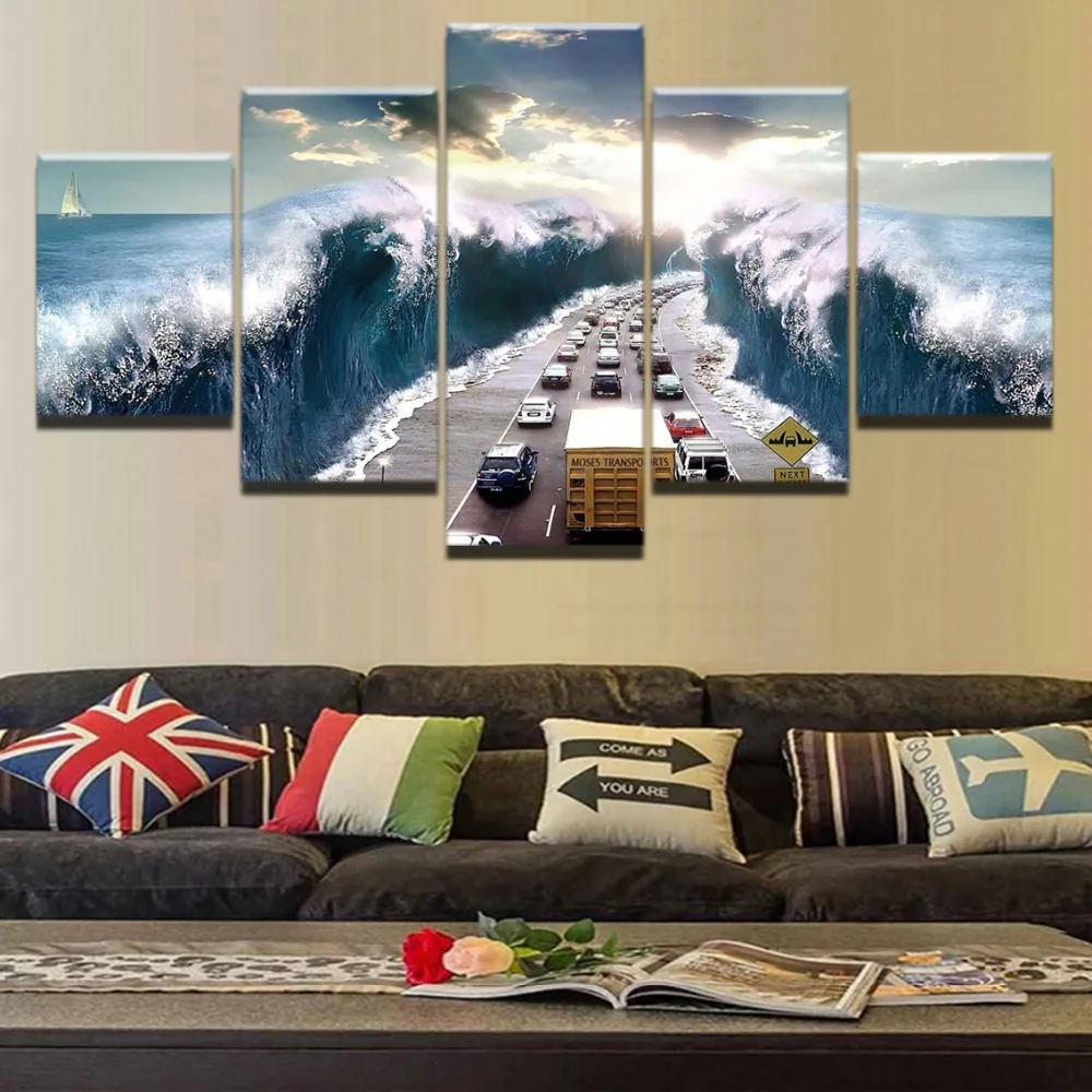 Ocean Abastract Painting Highway Poster Modern Home Wall Art Decor Framework Pictures HD Prints 5 Pieces On Canvas Car Figure
Ocean Abastract Painting Highway Poster Modern Home Wall Art Decor Framework Pictures HD Prints 5 Pieces On Canvas Car Figure