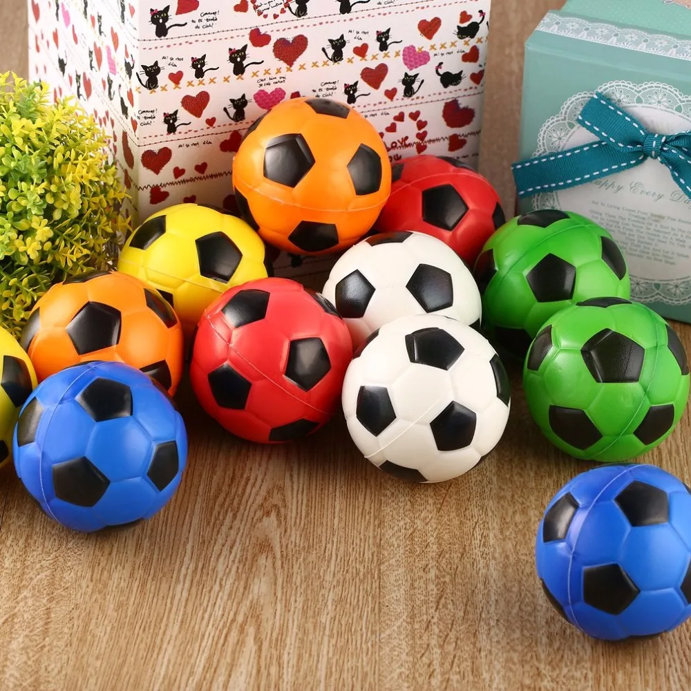 Boys 12PCS Football Stress Relief Balls 6.3/7/10CM Anti Stress Squishy Squeeze Hand Exercise Toy Balls for Children Toys Gift
Boys 12PCS Football Stress Relief Balls 6.3/7/10CM Anti Stress Squishy Squeeze Hand Exercise Toy Balls for Children Toys Gift