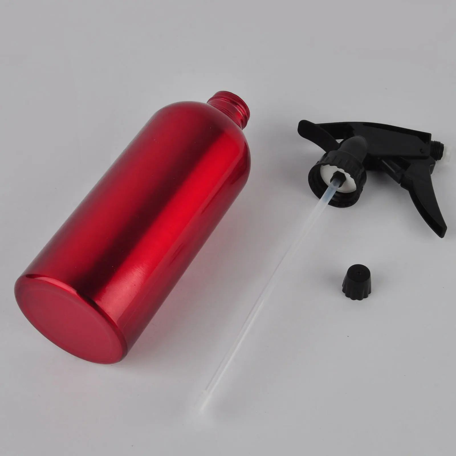 500ml Red Garden Spray Water Bottles Aluminum Spray Bottle Trigger Hairdressing Tool For Hair Salons Hairstyling Tools