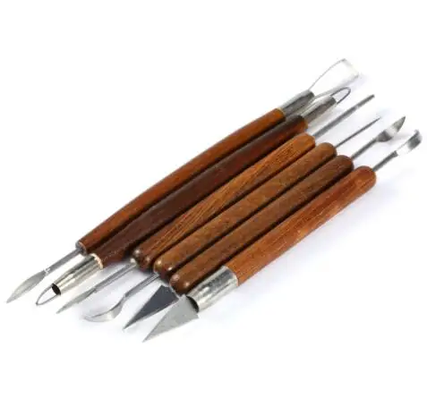 6 PCS/Set Pottery Tools Wood Handle Pottery Set Wax Carving Sculpt Smoothing Polymer Shapers Pottery Clay Ceramic Tools
6 PCS/Set Pottery Tools Wood Handle Pottery Set Wax Carving Sculpt Smoothing Polymer Shapers Pottery Clay Ceramic Tools