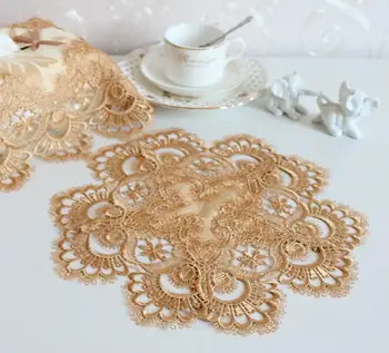 Luxury lace embroidery place table mat cloth pad cup mug drink satin doilies dining tea coaster wedding dish placemat kitchen
Luxury lace embroidery place table mat cloth pad cup mug drink satin doilies dining tea coaster wedding dish placemat kitchen