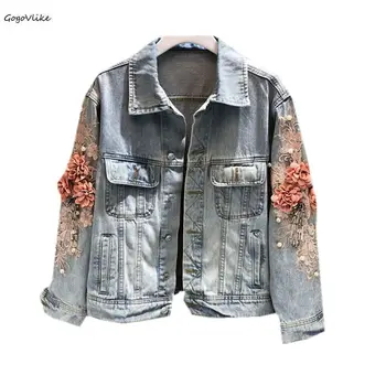 Harajuku 3D Embroidery Flower Denim Jacket 2019 New Women Jeans Jackets Water Wash Students Basic Coats Outfit LT567S50
Harajuku 3D Embroidery Flower Denim Jacket 2019 New Women Jeans Jackets Water Wash Students Basic Coats Outfit LT567S50