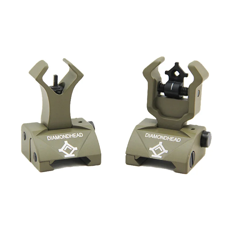 Tactical Diamondhead DIAMOND Iron Flip-Up Folding Sights Rear & Front Sights for Picatinny Rail Free Shipping
Tactical Diamondhead DIAMOND Iron Flip-Up Folding Sights Rear & Front Sights for Picatinny Rail Free Shipping