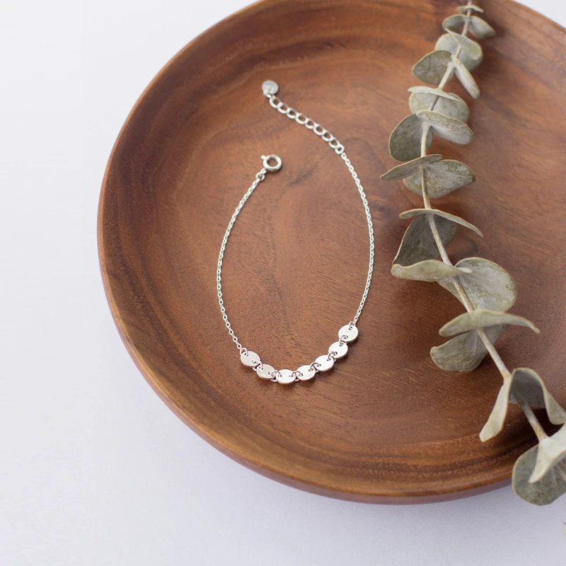 Coins Bracelets 925 Silver Jewelry Disk Bangle Boho Charms Vintage Minimalism Indian Jewelry Birthday Gift Bangles for Women
Coins Bracelets 925 Silver Jewelry Disk Bangle Boho Charms Vintage Minimalism Indian Jewelry Birthday Gift Bangles for Women