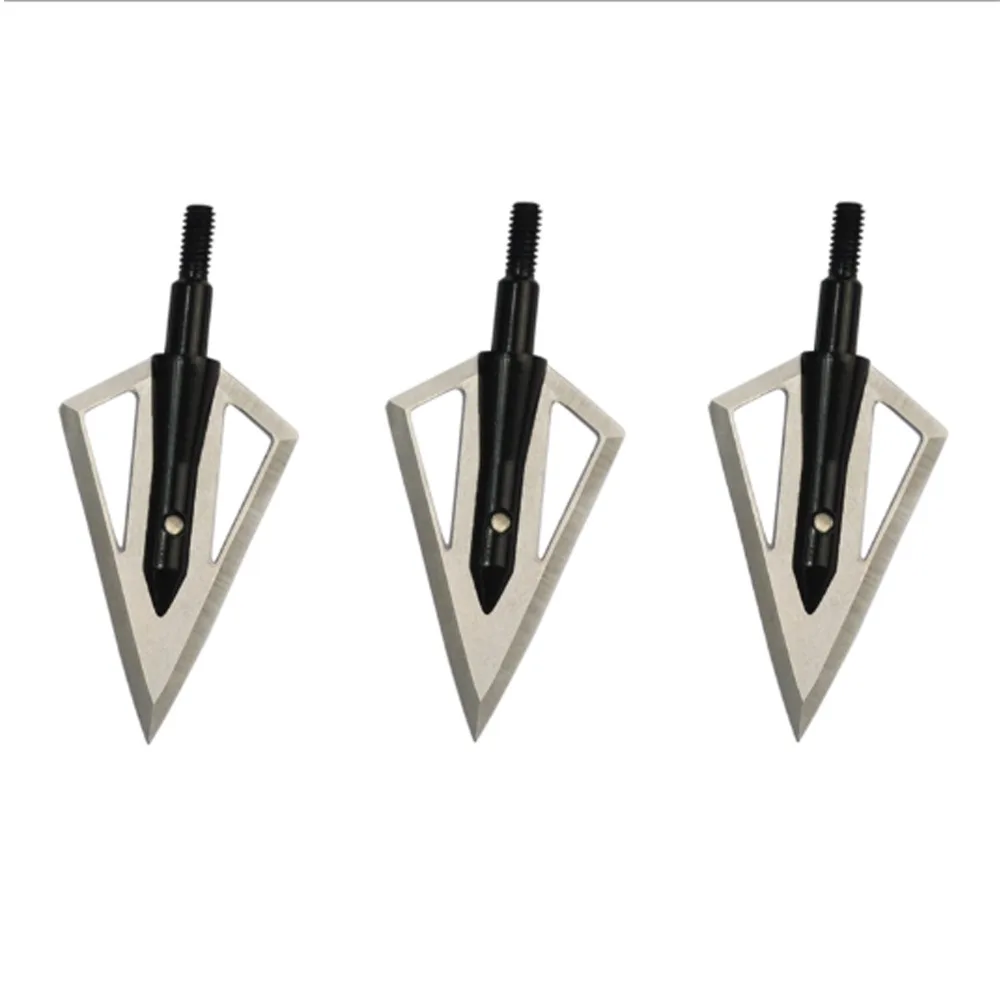 6/12X Broadhead 2 Blades 100Grian for Carbon Arrow Crossbow Bolts Beast Hunting Archery Bow Free Shipping
6/12X Broadhead 2 Blades 100Grian for Carbon Arrow Crossbow Bolts Beast Hunting Archery Bow Free Shipping