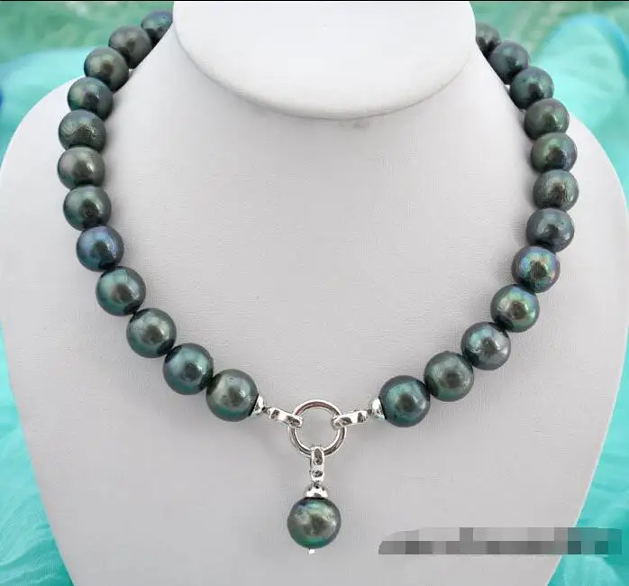 Free shipping hot sale Women Bridal Wedding Jewelry >>Rare huge 17.5" 12mm round black reborn keshi pearl necklace pendant
Free shipping hot sale Women Bridal Wedding Jewelry >>Rare huge 17.5" 12mm round black reborn keshi pearl necklace pendant