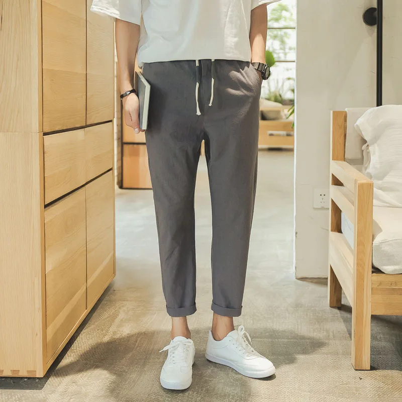 SD Brand long Pants Men 2019 Hot Sale Summer new arrival long trousers High Quality linen Cropped pants men pantalon homme 299
SD Brand long Pants Men 2019 Hot Sale Summer new arrival long trousers High Quality linen Cropped pants men pantalon homme 299