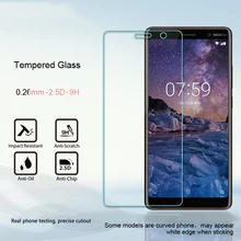 4 unids/lote de vidrio templado Protector de pantalla para Nokia 6 2018 5 3 8 2 7 Plus X6 1 Lumia 520 430 película a prueba de explosión(China)