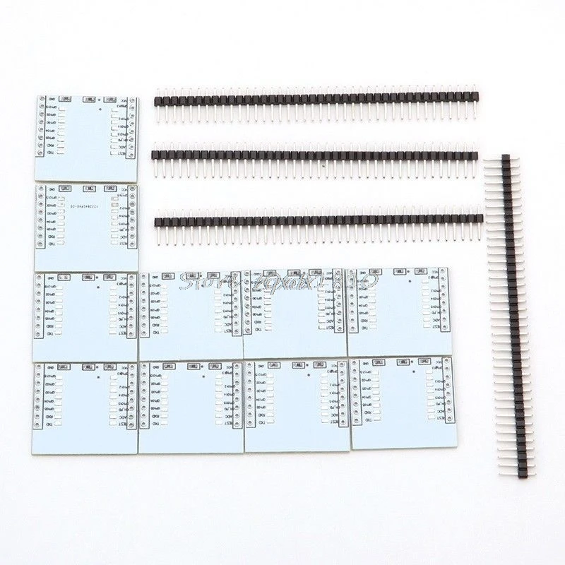10Pcs For ESP8266 WiFi Module Breakout Board Adapter Plate For ESP-07 ESP-12 ESP-08 Z09 Drop ship
10Pcs For ESP8266 WiFi Module Breakout Board Adapter Plate For ESP-07 ESP-12 ESP-08 Z09 Drop ship