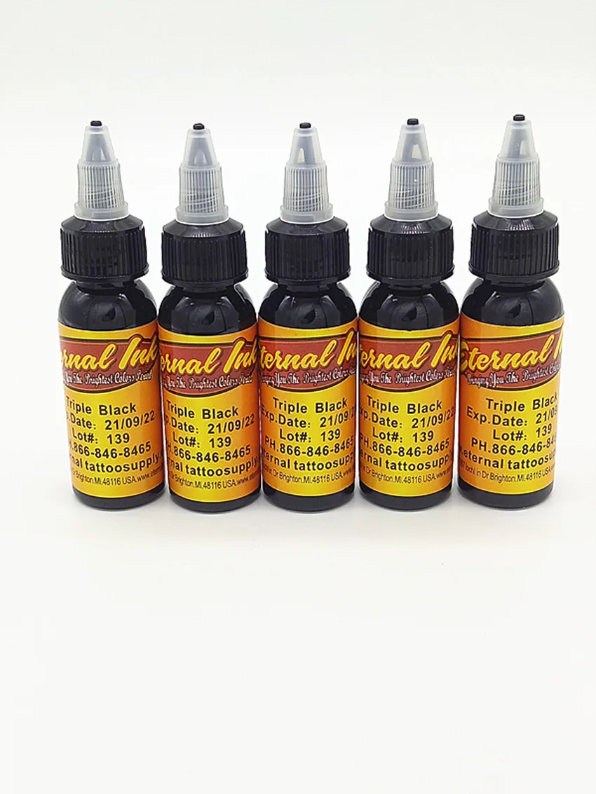 1 Bottle 1oz black Tattoo Ink Pigment Set Kits Body Arts 30ml black Professinal Beauty Permanent Makesup Paints Accesories
1 Bottle 1oz black Tattoo Ink Pigment Set Kits Body Arts 30ml black Professinal Beauty Permanent Makesup Paints Accesories