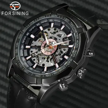 2019 FORSINING Automatic Watch Men Punk Skeleton Mechanical Analog Watches for Men Leather Strap Fashion Business Wristwatch
2019 FORSINING Automatic Watch Men Punk Skeleton Mechanical Analog Watches for Men Leather Strap Fashion Business Wristwatch