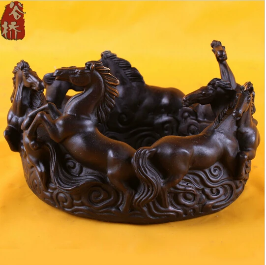B0602 418Bronze sculpture, crafts ashtray gift horse ashtray copper ashtray decoration home accessories statue
B0602 418Bronze sculpture, crafts ashtray gift horse ashtray copper ashtray decoration home accessories statue