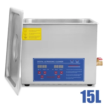 15 L Liters Ultrasonic Cleaner 760W Digital Heater Timer Ulrasic ultrasonic cleaner