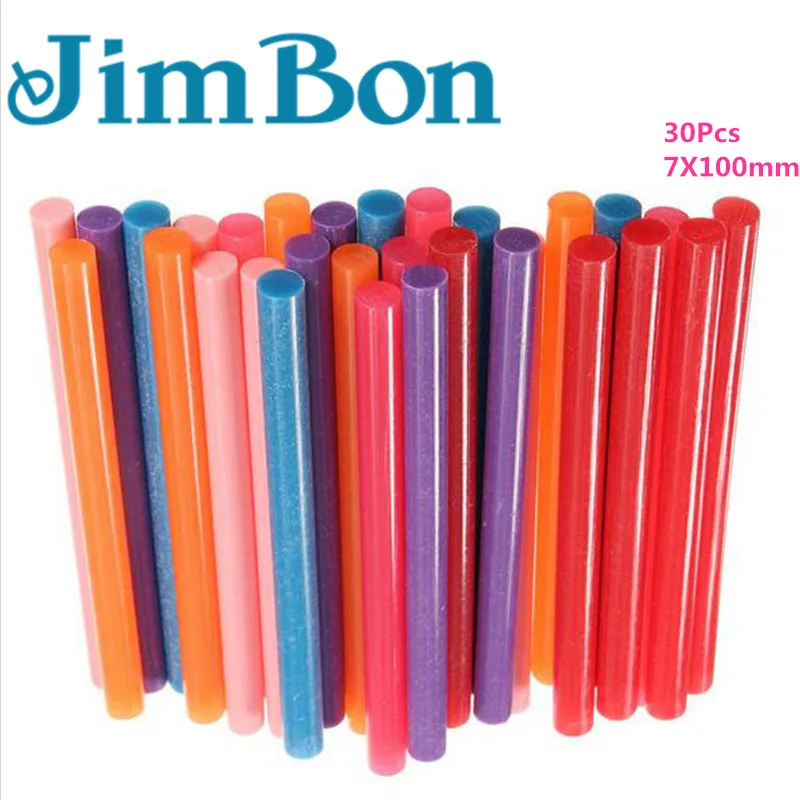 JimBon 30Pcs 7mmx100mm Colorful Hot Melt Glue Sticks For Electric Glue Gun DIY Craft Repair Adhesive Sticks Accessories
JimBon 30Pcs 7mmx100mm Colorful Hot Melt Glue Sticks For Electric Glue Gun DIY Craft Repair Adhesive Sticks Accessories