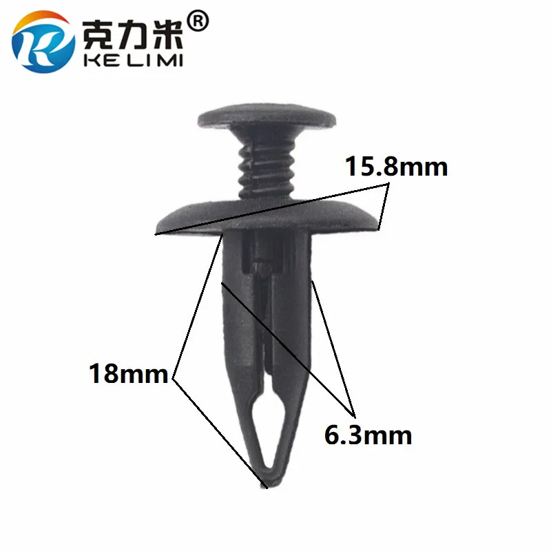KE LI MI Fits 6.3mm hole bumper fixed clamp for Ford Chrysler fender push in retainer fastener clips
KE LI MI Fits 6.3mm hole bumper fixed clamp for Ford Chrysler fender push in retainer fastener clips