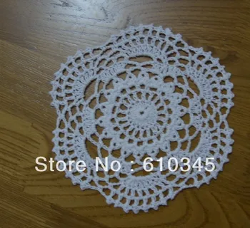Free shipping hand made Crochet cotton Doily,Cup mat ,Lace Appliques,Ecru and White 15CMX15CM Round 20PCS/LOT Wholesale
Free shipping hand made Crochet cotton Doily,Cup mat ,Lace Appliques,Ecru and White 15CMX15CM Round 20PCS/LOT Wholesale