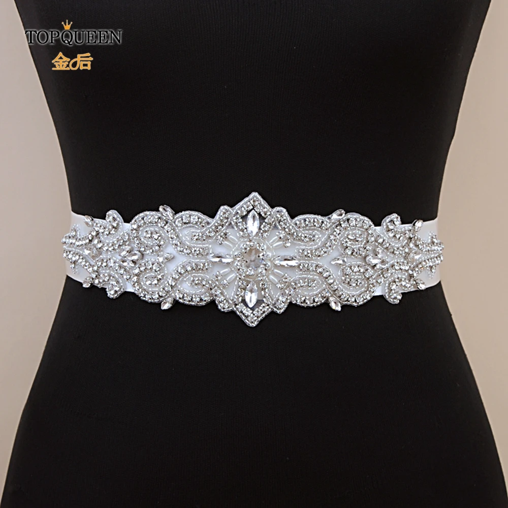 TOPQUEEN S26 Wedding Belts Bride waist sashes bridal party belt with Crystal Wedding Accessories belt rhinestones
TOPQUEEN S26 Wedding Belts Bride waist sashes bridal party belt with Crystal Wedding Accessories belt rhinestones