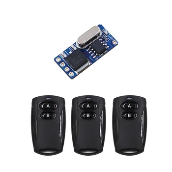DC3.6V-DC12V Mini Remote Control Switch System Receiver +3pcs Transmitter Learning Code Momentary Toggle Latched 315MHZ
DC3.6V-DC12V Mini Remote Control Switch System Receiver +3pcs Transmitter Learning Code Momentary Toggle Latched 315MHZ