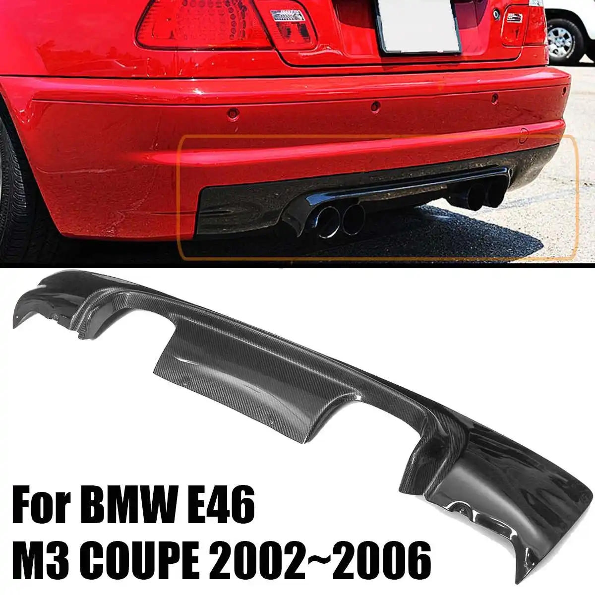 Car Modification Universal Spoiler Chassis Fin Shark Fin Bending Insert Rear Bumper Diffuser For BMW E46 M3 COUPE 2002~2006
Car Modification Universal Spoiler Chassis Fin Shark Fin Bending Insert Rear Bumper Diffuser For BMW E46 M3 COUPE 2002~2006
