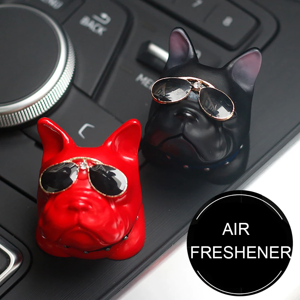 Car Air Freshener PVC Sunglasses French Bulldog Perfume Clip Cute Automobiles Outlet Vent Fragrance Smell Odor Diffuser Gifts
Car Air Freshener PVC Sunglasses French Bulldog Perfume Clip Cute Automobiles Outlet Vent Fragrance Smell Odor Diffuser Gifts