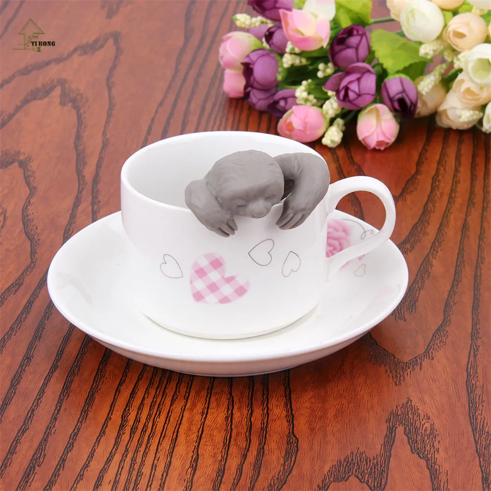 YIHONG Cute Sloth Infuser Silicone Tea Sloth Strainer Filter Tea Infuser Tea sloth Strainer Filter Infuser Silicone Sloth Tea 4c
YIHONG Cute Sloth Infuser Silicone Tea Sloth Strainer Filter Tea Infuser Tea sloth Strainer Filter Infuser Silicone Sloth Tea 4c