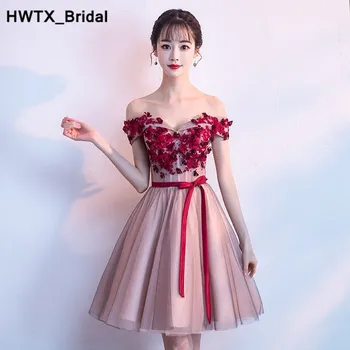 2018 A-line Bridesmaid Dress with ABC Design Appliques Wedding Party Dress Soft Tulle Red Women Burgundy Bridesmaid Dresses
2018 A-line Bridesmaid Dress with ABC Design Appliques Wedding Party Dress Soft Tulle Red Women Burgundy Bridesmaid Dresses