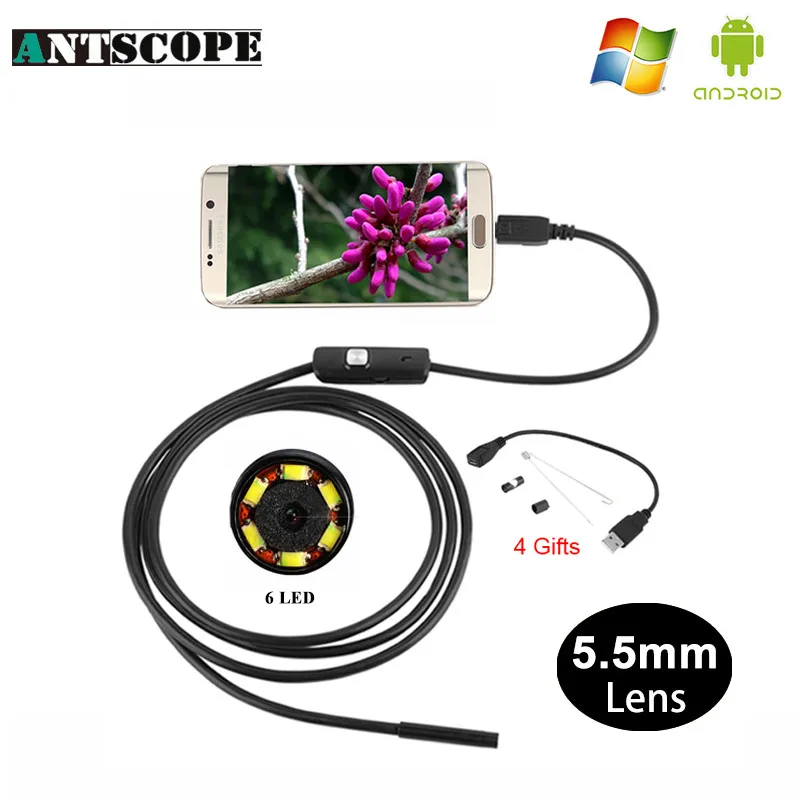 Antscope USB Android Endoscope Camera 5.5mm 1/2/3.5M Snake Tube PC Android HD Inspection Endoscopic Borescope Endoskop Camera30
Antscope USB Android Endoscope Camera 5.5mm 1/2/3.5M Snake Tube PC Android HD Inspection Endoscopic Borescope Endoskop Camera30