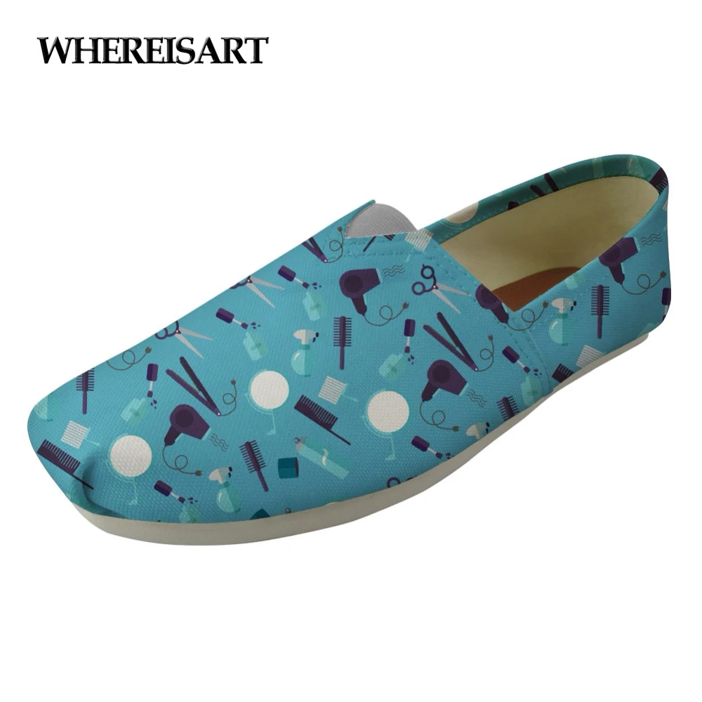 WHEREISART Barbero Zapatos Mujer Fashion Hairdresser Cosmetologist Print Flats Women Casual Shoes Loafers Canvas Women's Lazy
WHEREISART Barbero Zapatos Mujer Fashion Hairdresser Cosmetologist Print Flats Women Casual Shoes Loafers Canvas Women's Lazy