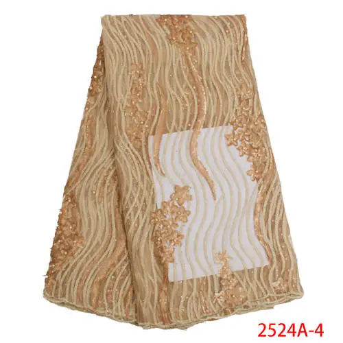 Malaysia Lace Embroidery Fabric Floral Sequins Lace Fabric Champagne Gold African Lace Fabric QF2524A-4
Malaysia Lace Embroidery Fabric Floral Sequins Lace Fabric Champagne Gold African Lace Fabric QF2524A-4
