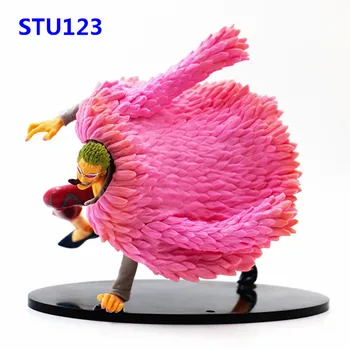 7.08''ONE PIECE Modeling king Battle on the top Donquixote Doflamingo Pink/red cloak PVC Action Figure Model Toy Boxed 18cm N809
7.08''ONE PIECE Modeling king Battle on the top Donquixote Doflamingo Pink/red cloak PVC Action Figure Model Toy Boxed 18cm N809