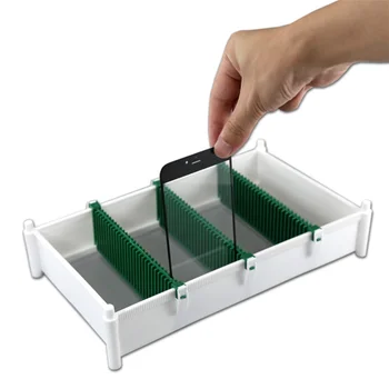 Universal Anti static Adjustable LCD Screen Holder Plastic Tray For iPhone Dismountable Phone Lens Glass Storage Box
Universal Anti static Adjustable LCD Screen Holder Plastic Tray For iPhone Dismountable Phone Lens Glass Storage Box