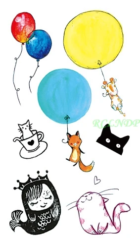 Waterproof Temporary Tattoo mermaid cat dog squirrel cup balloon tatto stickers flash tatoo fake tattoos for girl kids child
Waterproof Temporary Tattoo mermaid cat dog squirrel cup balloon tatto stickers flash tatoo fake tattoos for girl kids child