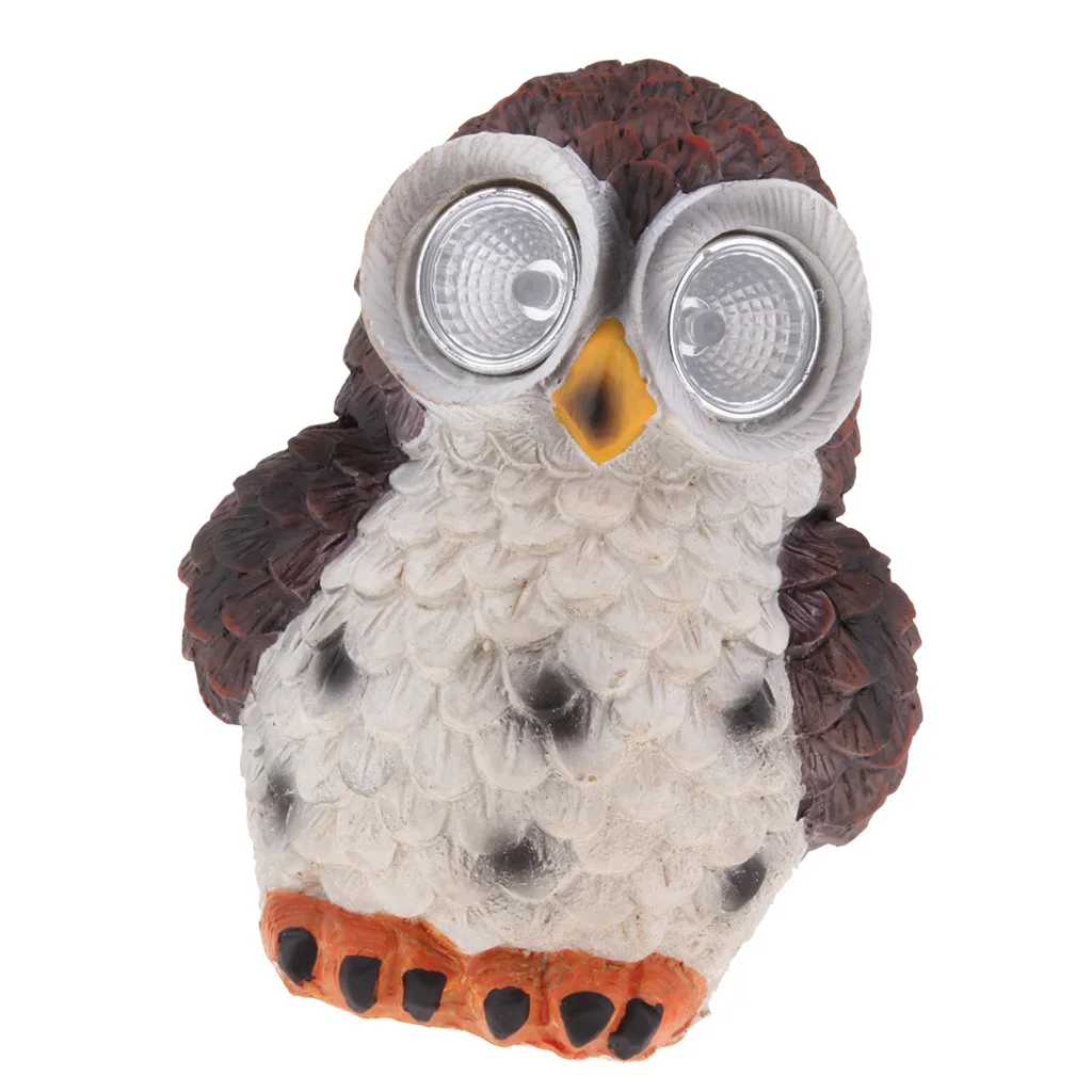 Outdoor Solar Garden Owl Lights - Multi-Color Changing LED Solar Owl Decor Lights for Garden, Patio, Backyard Outdoor Solar Garden Owl Lights - Multi-Color Changing LED Solar Owl Decor Lights for Garden, Patio, Backyard