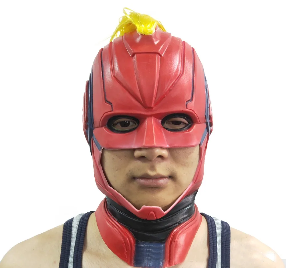 Captain Marvel Carol Danvers Full Head Mask Halloween Cosplay Costume Props Latex Masks Captain Marvel Helmet
Captain Marvel Carol Danvers Full Head Mask Halloween Cosplay Costume Props Latex Masks Captain Marvel Helmet