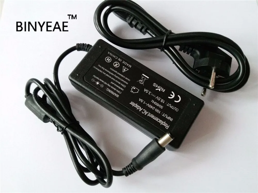 18 5 V 3.5A 65w AC шнур питания адаптер зарядное устройство для Hp 463552-002 519329-002 608425-002 609939-001