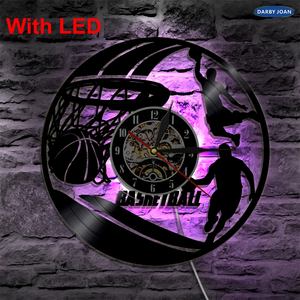 Basketball Sport Fan LED Vinyl Clock Light Color Changing Wall Light Remote Controller LED Backlight Cool Living Room
Basketball Sport Fan LED Vinyl Clock Light Color Changing Wall Light Remote Controller LED Backlight Cool Living Room