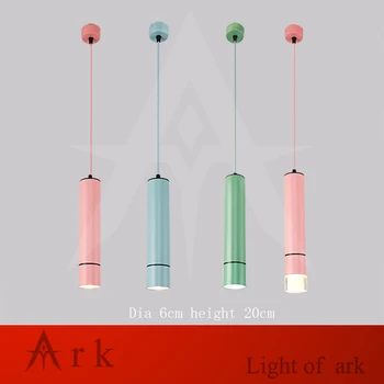 Dia 6cm Nordic minimalist Aluminum cannular led Pendant lights Custom project indoor decoration TUBE Shape colorful bar lamp 
Dia 6cm Nordic minimalist Aluminum cannular led Pendant lights Custom project indoor decoration TUBE Shape colorful bar lamp